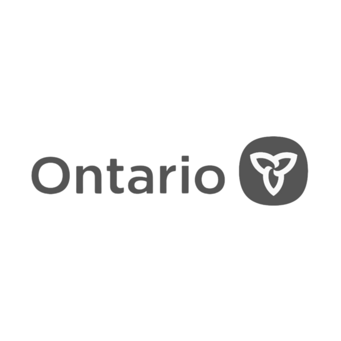 Timmins Care Logo of Ontario with the text "Ontario" and the provincial symbol, a stylized trillium flower, on a white background. Cochrane District Social Services Administration Board