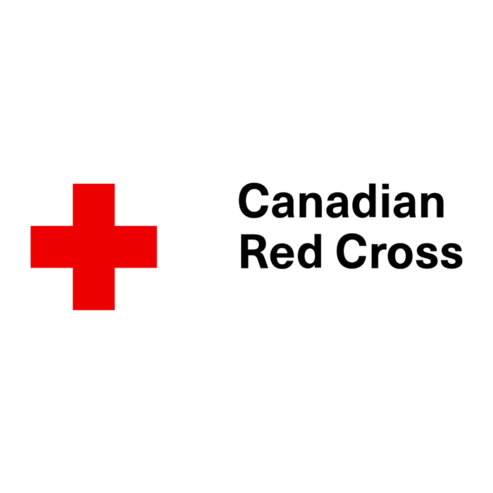 Timmins Care Canadian Red Cross logo with a red cross symbol on the left and the text "Canadian Red Cross" on the right. Cochrane District Social Services Administration Board