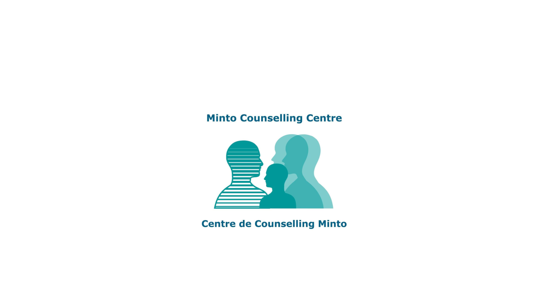 Timmins Care Logo of Minto Counselling Centre shows outlines of three figures in blue and teal with the text "Minto Counselling Centre" and "Centre de Counselling Minto" above and below. Cochrane District Social Services Administration Board