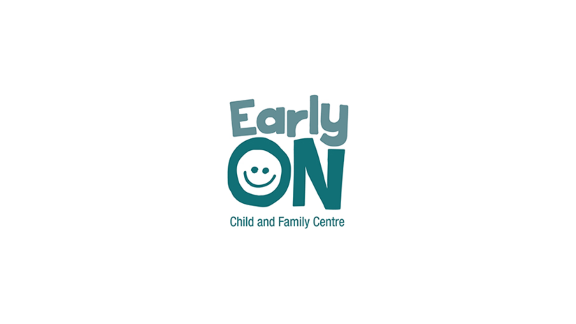 Timmins Care Logo of EarlyON Child and Family Centre featuring the text "EarlyON" with a smiley face inside the letter 'O' and the subtitle "Child and Family Centre" underneath. Cochrane District Social Services Administration Board