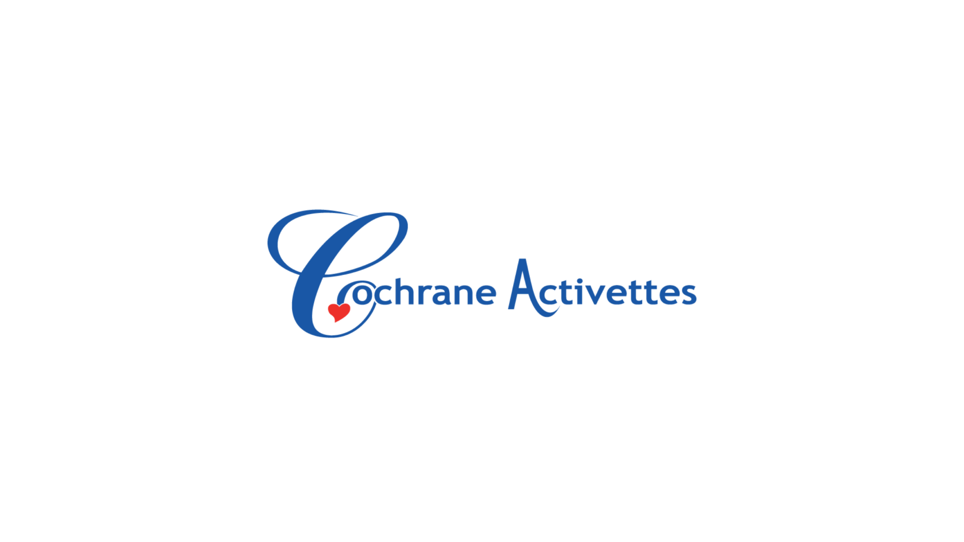 Timmins Care Logo of Cochrane Activettes with blue text and a red heart in the letter "C". Cochrane District Social Services Administration Board